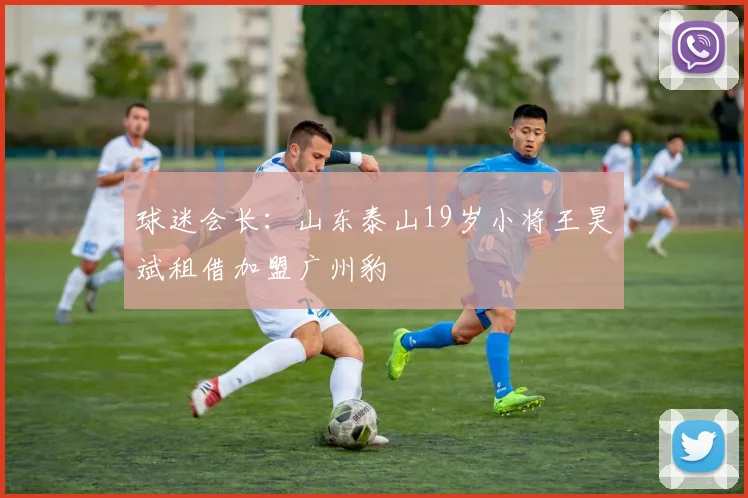 球迷会长：山东泰山19岁小将王昊斌租借加盟广州豹